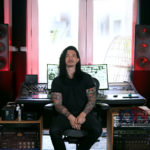 Richie Beretta in his studio with Ex Machina Soundworks reference monitors